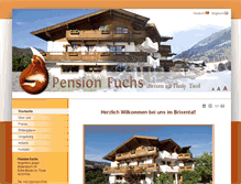 Tablet Screenshot of cafe-fuchs.at
